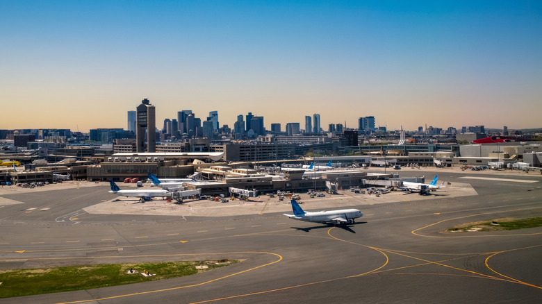 View of Boston Logan Airport