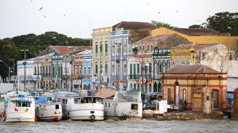 Port area of the city of Belém, State of Para, Brazil