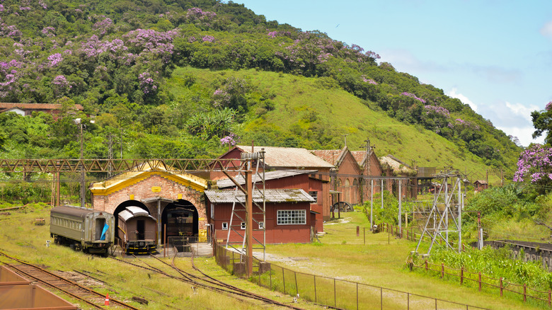 Abandoned train station in Paranapiacaba