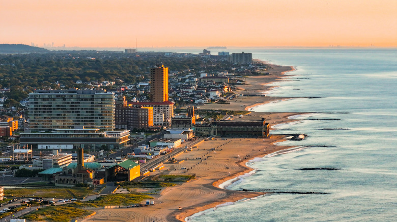 An elevated view of Asbury Park, NJ