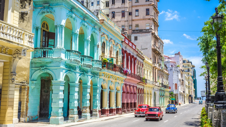 Colorful buildings in Havana