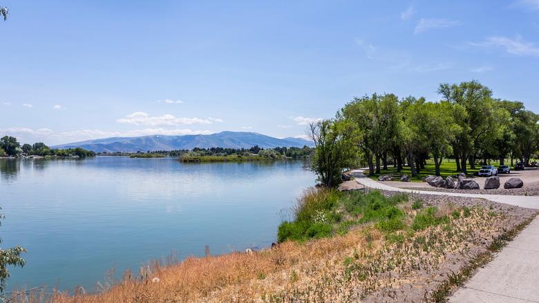 The Snake River in Burley, Idaho
