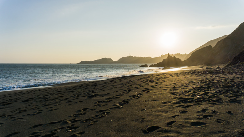 Black Sands Beach in Marin County, California