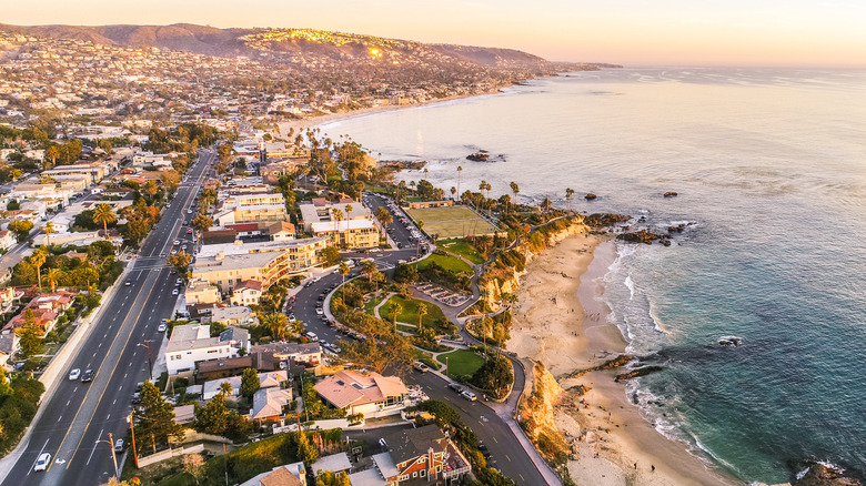 Aerial view of Laguna Beach