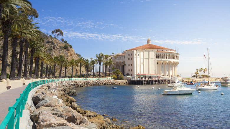 The Catalina Casino on the harbor of Santa Catalina Island, California