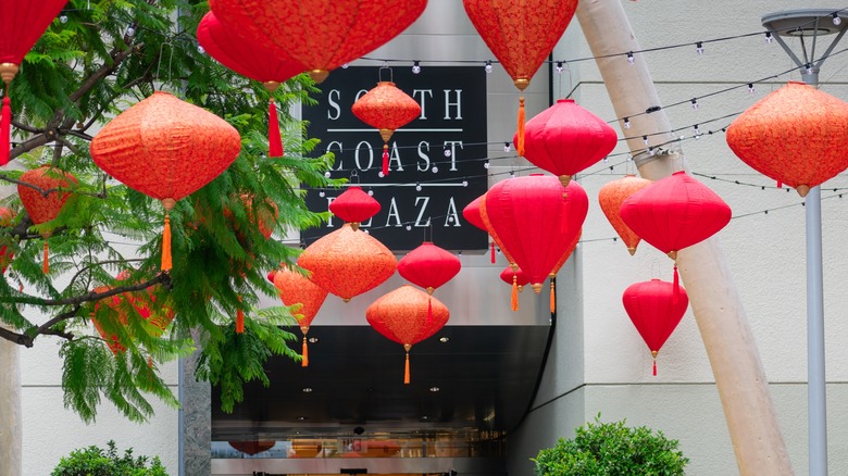 Entrance to South Coast Plaza in Costa Mesa, CA