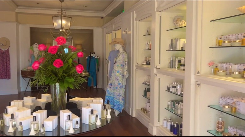 Products displayed in Spa Montage at Montage Laguna Beach