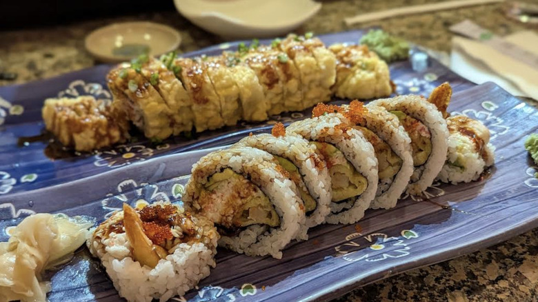 Sushi at Mikasa Japanese Bistro in Lathrop, California
