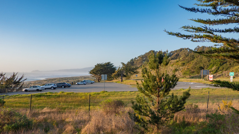 Vista Point at the Clam Beach parking lot along the Hammond Trail