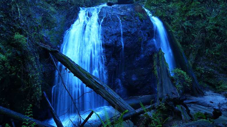 Waterfall at Russian Gulch State Park