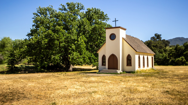Church facade at Paramount Ranch