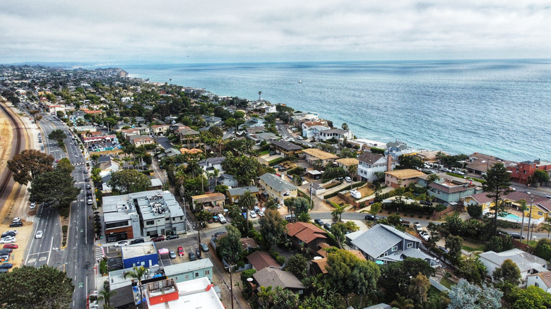 An aerial view of Leucadia