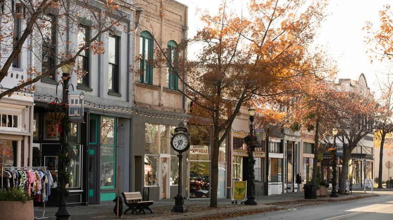 Architecture in downtown Oroville, California