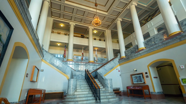 Atrium inside the Courthouse in Quincy California