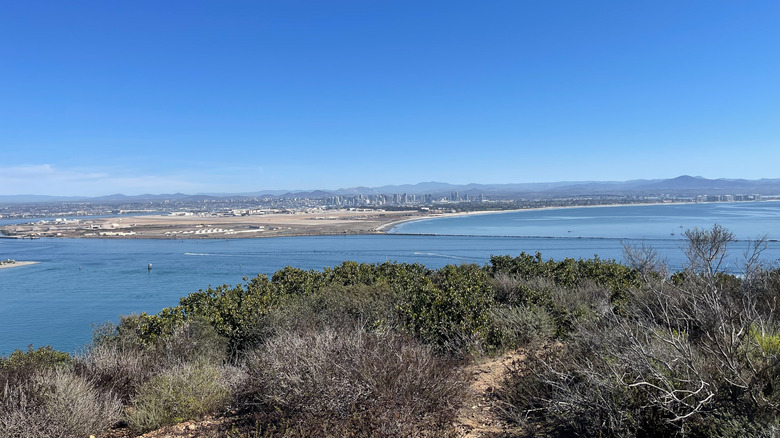 views of downtown San Diego from Cabrillo National Monument
