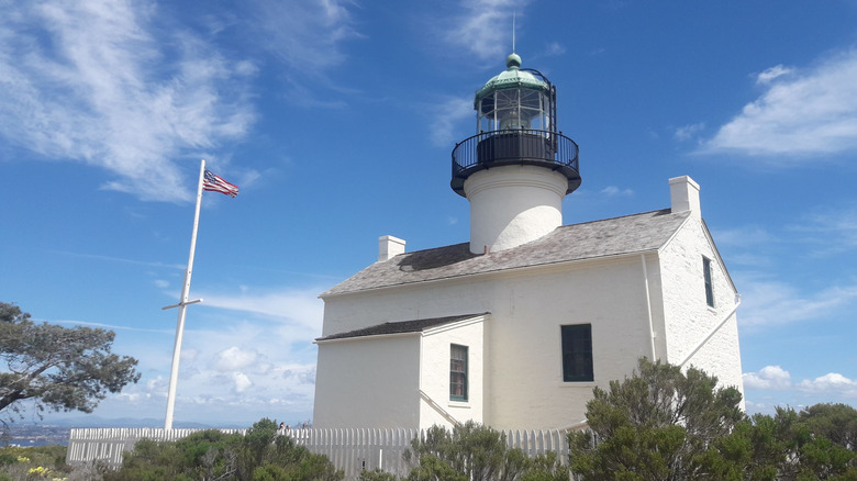 the slighthouse at Cabrillo National Monument