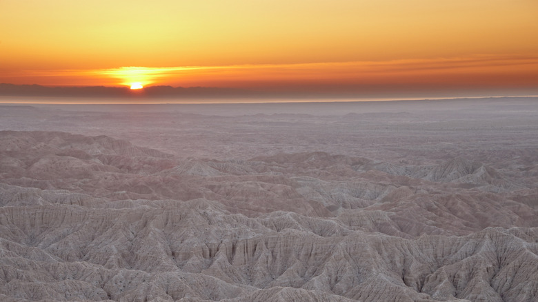 The distant views from Anza-Borrego Desert State Park