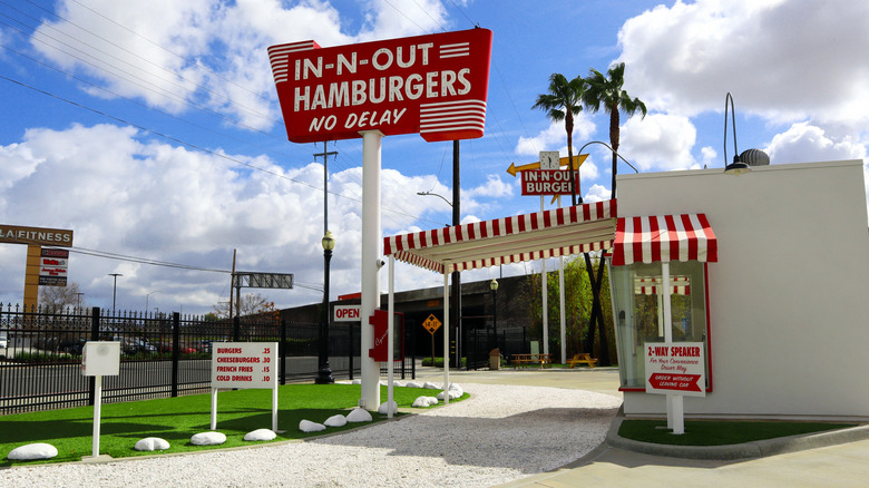 Replica of the original In-N-Out in Baldwin Park, CA