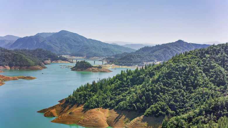 Pit River Bridge over Shasta Lake in California