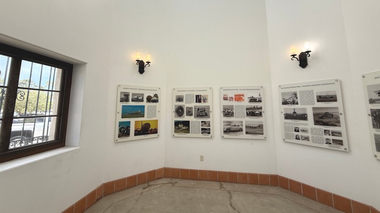 Santa Barbara Municipal Airport's display of historical photos