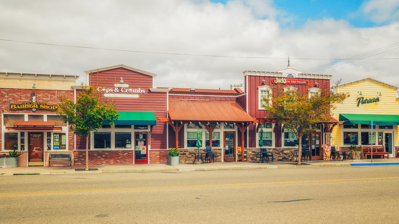 The main shopping street in Old Town Orcutt