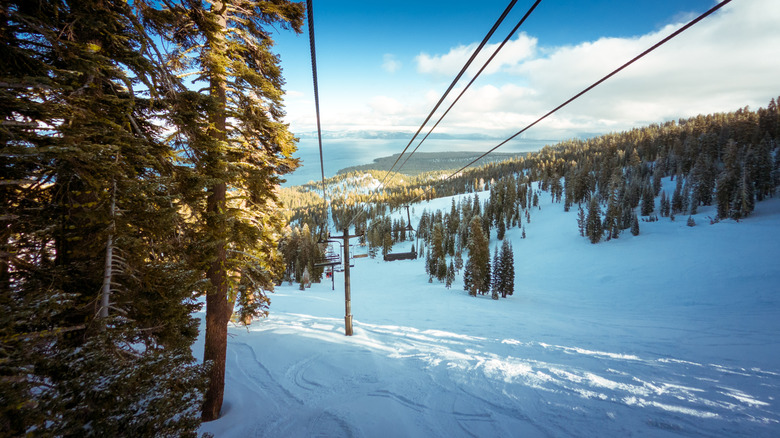 Ski slopes at Homewood Mountain Resort