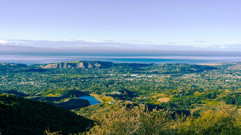 Hilltop View from Inspiration Point in Santa Barbara