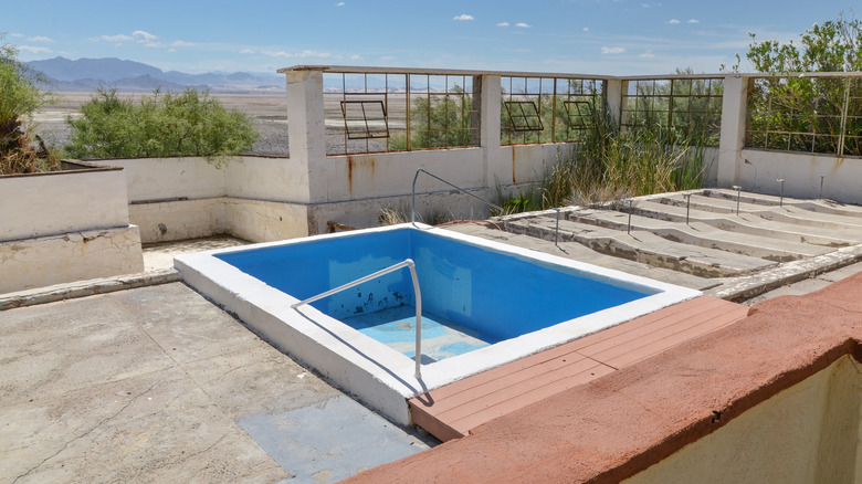 Abandoned soaking tubs