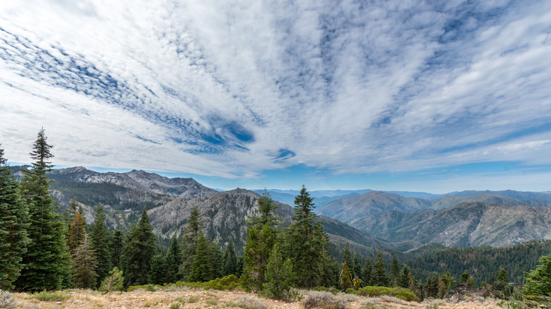 Overlooking the Marble Mountain wilderness in Northern California