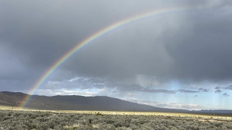 Rainbow at Garlock, California