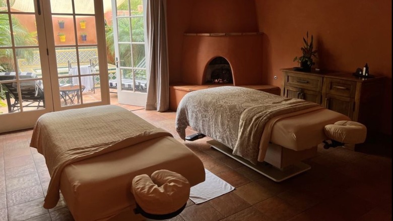 Massage room at Rancho Valencia Resort & Spa