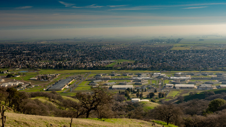 View from Lagoon Valley Park and Vacaville in the background.