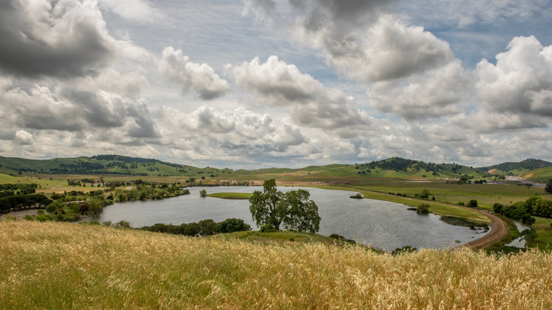 Lagoon Valley Park on a cloudy day
