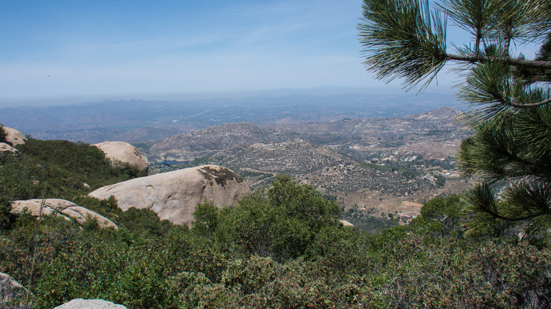 photo of Mt. Woodson near Ramona, overlooking San Diego