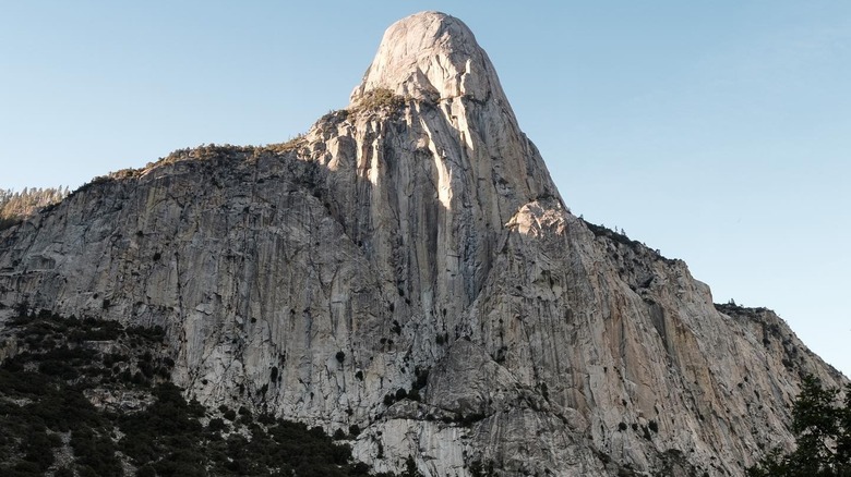 Rocky summit of Tehipite Dome in Kings Canyon National Park, California