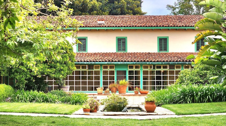The garden at Rancho Los Cerritos in Bixby Knolls