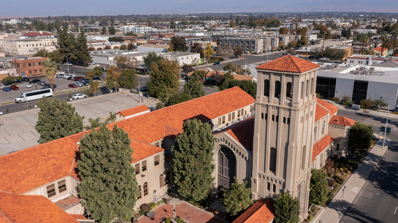 Downtown Bakersfield in California
