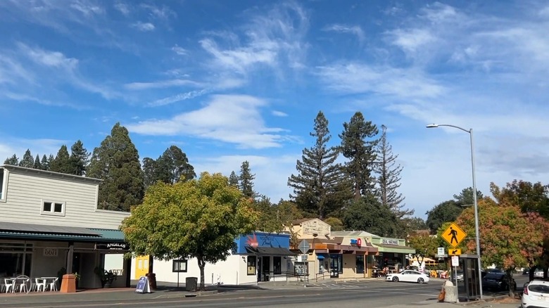 Front Street in Forestville, California