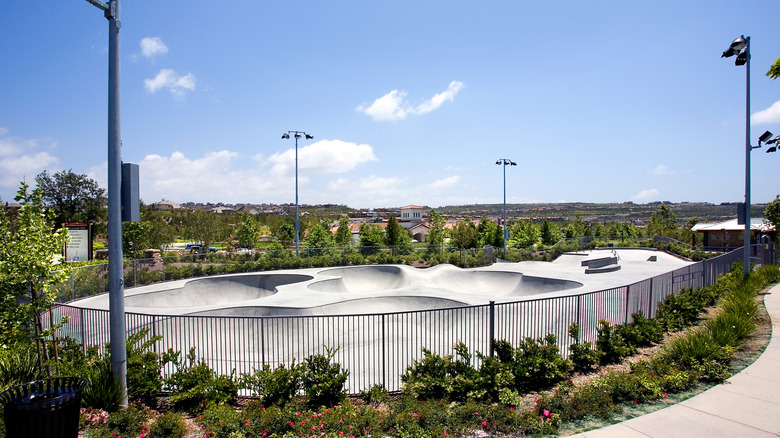 Skatepark at Ladera Ranch, California