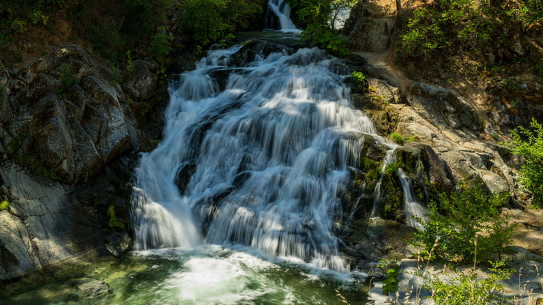 Crystal Creek Falls in Whiskeytown National Recreation Area, California