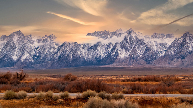 Mt. Whitney above Lone Pine, CA