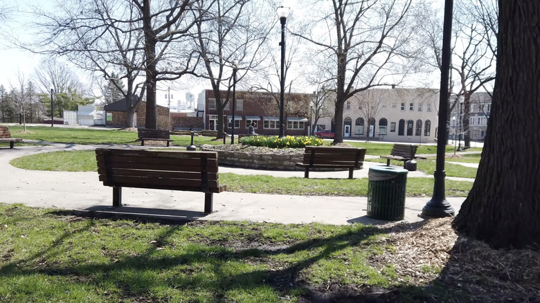 Verdant park in Cameron, Missouri
