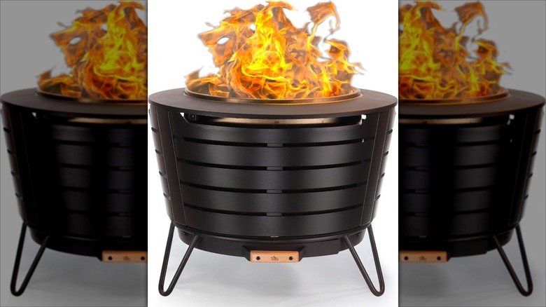 Tiki Brand stove with dancing flames