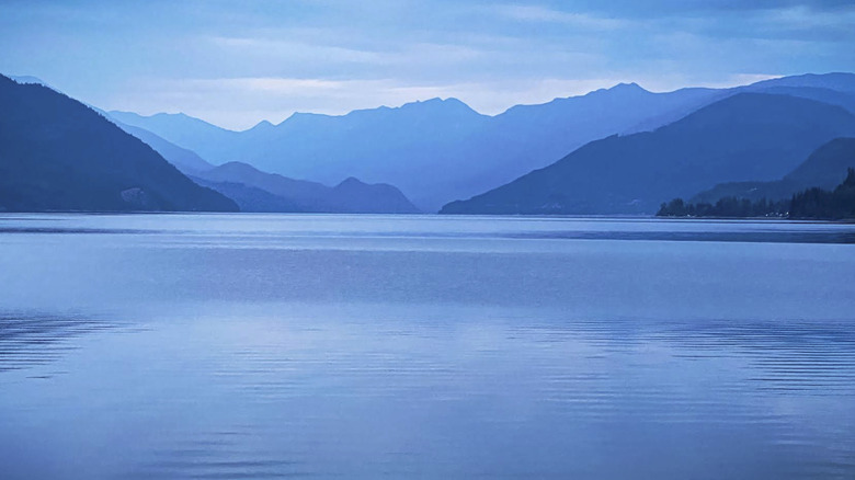 Slocan Lake in British Columbia, Canada