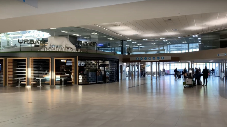 inside Saskatoon International Airport