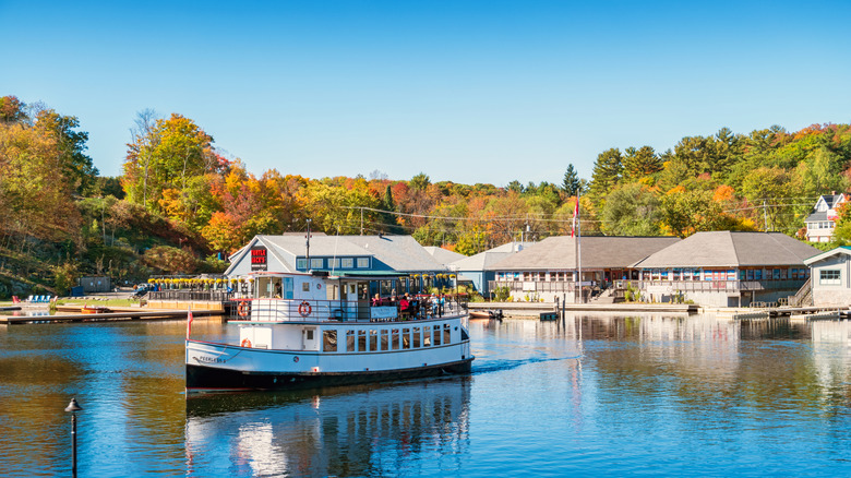 A boat in Port Carling