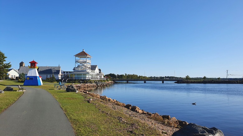 Promenade Waterfront in Bathurst, New Brunswick, Canada