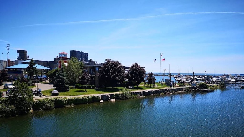 The Sugarloaf Harbor Marina in Port Colborne, Canada.