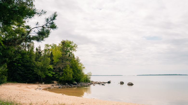 Batchawana Bay Provincial Park on Lake Superior in Ontario, Canada