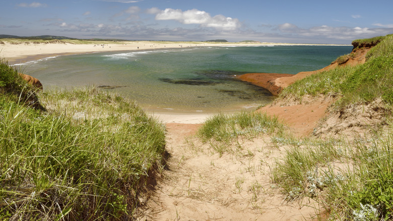 Beach of Old Harry (Échouerie), Magdalen Islands, Quebec